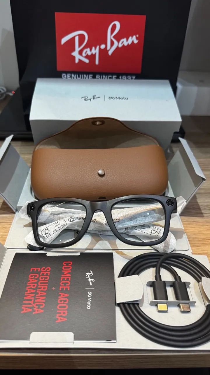 Óculos Inteligentes Ray-Ban Meta Wayfarer Gen 2 - Lentes Transitions  - Foto 3