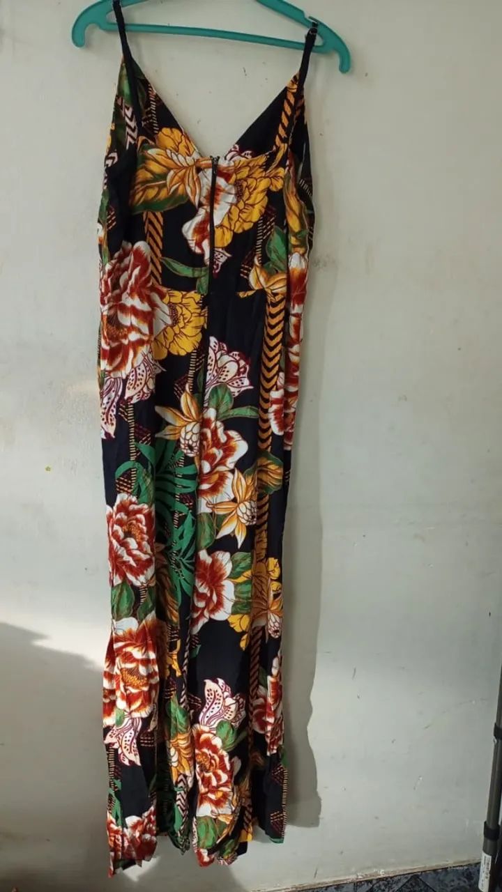 Lindo macacão estampado confortável 42 - Foto 3
