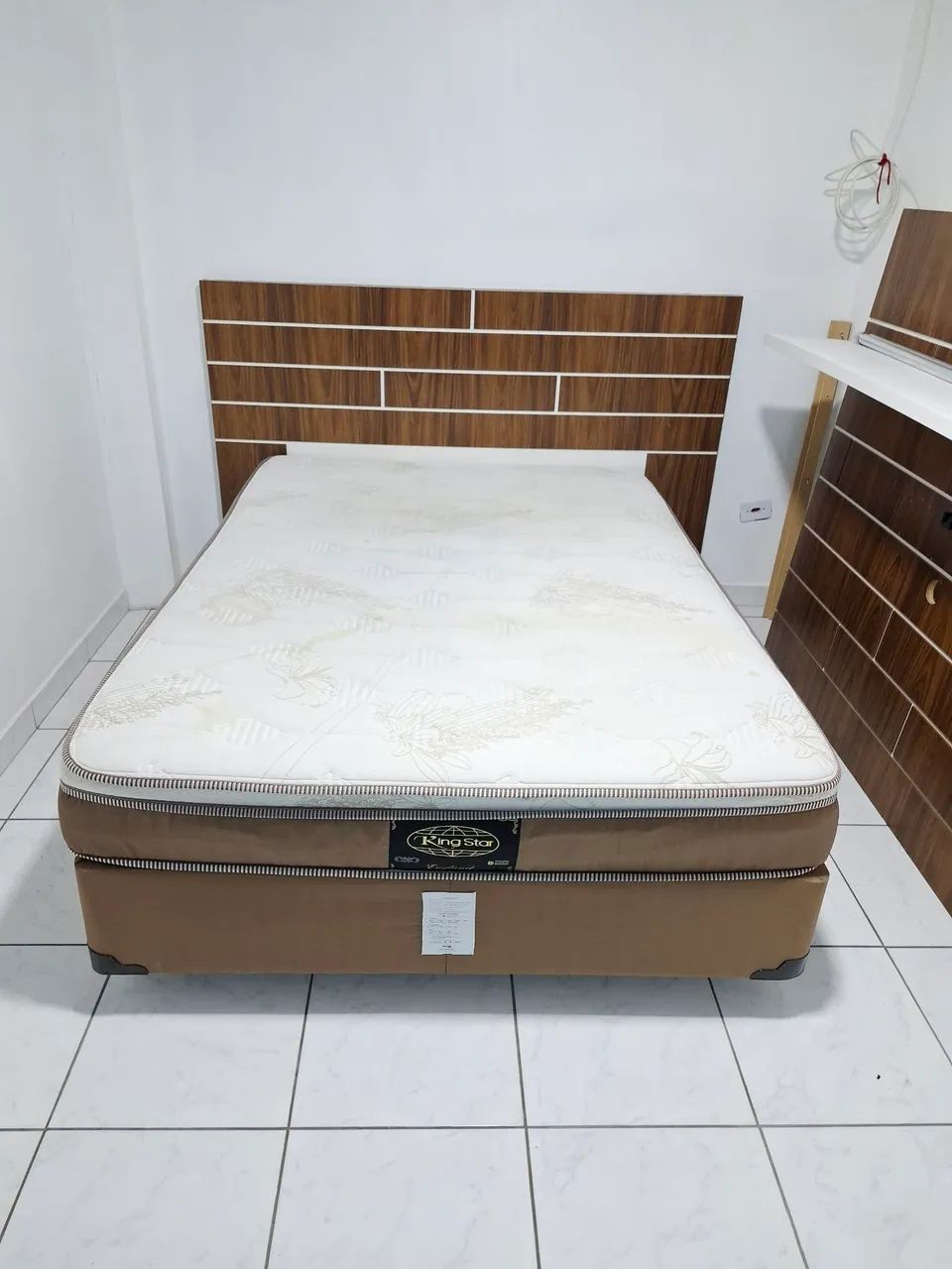Conjunto cama box casal king star D33 