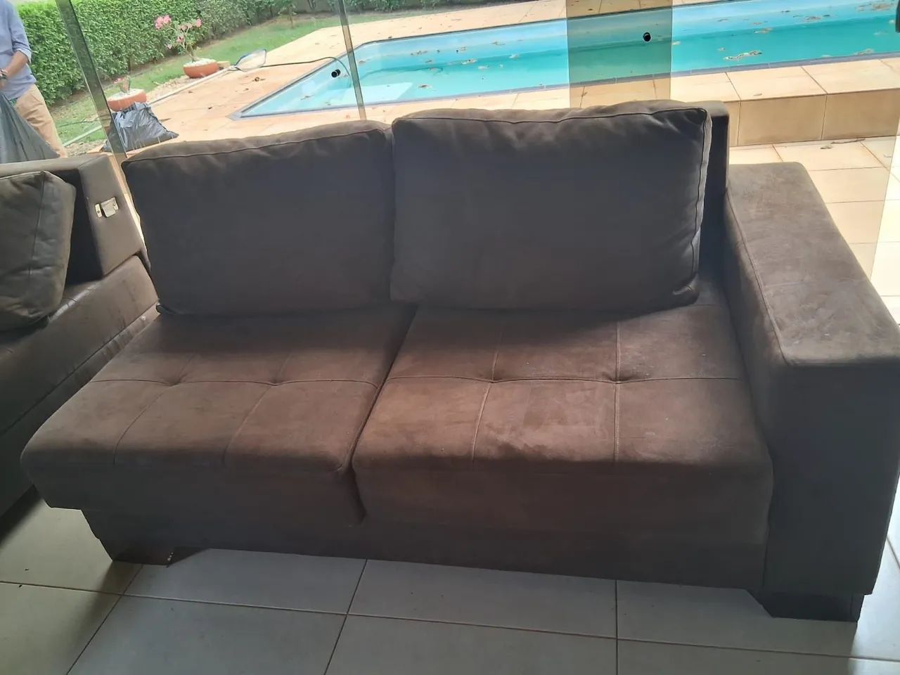 SOFÁ RETRÁTIL C/CHAYSE - FAÇO ENTREGA. - Foto 4
