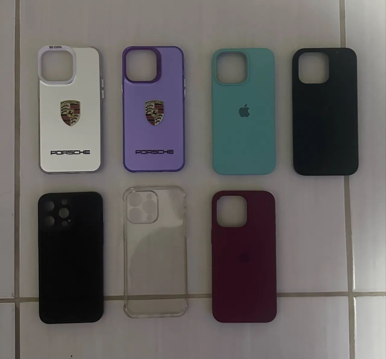 Kit com 7 Capas para iPhone 15 Pro Max