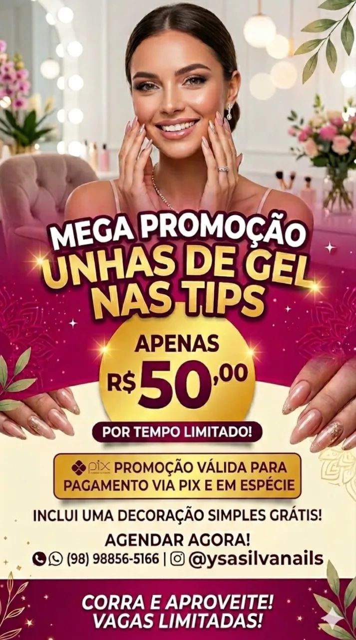 PROMOÇÃO DE ALONGAMENTO  50$ 