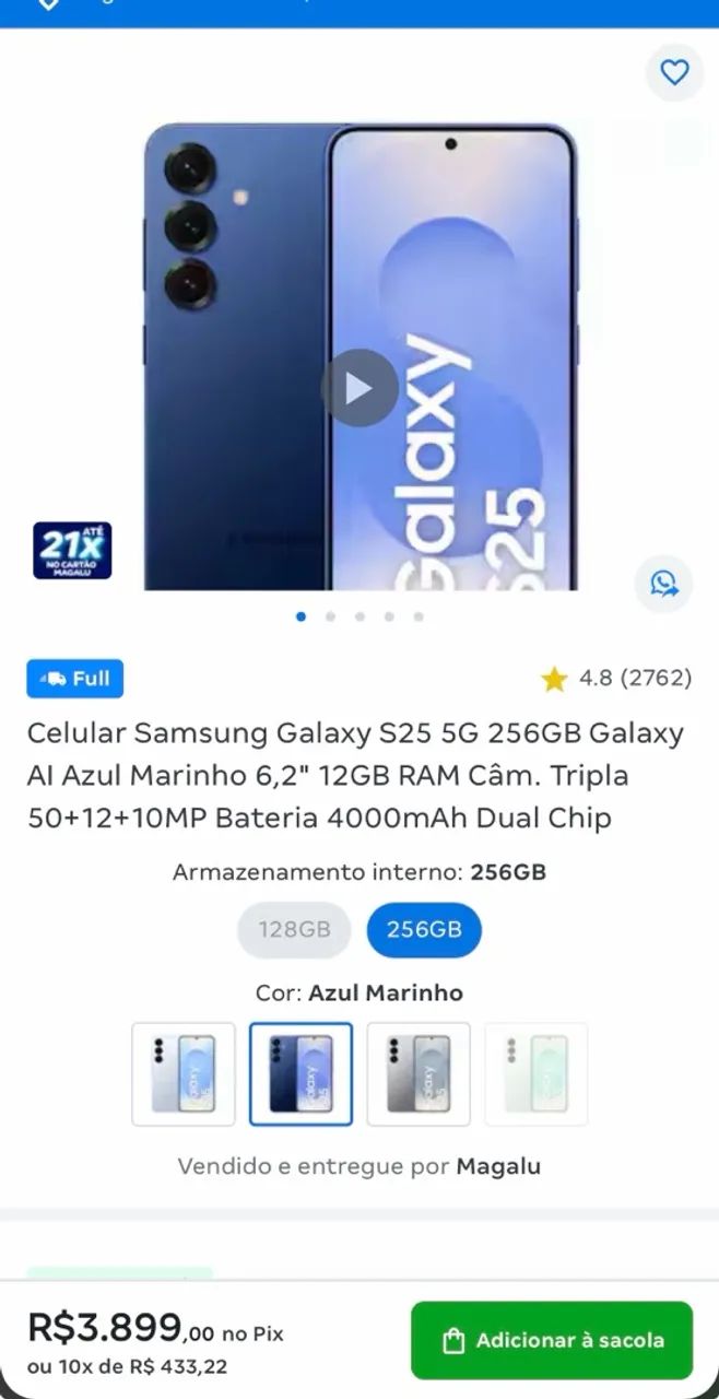 Celular Samsung s25