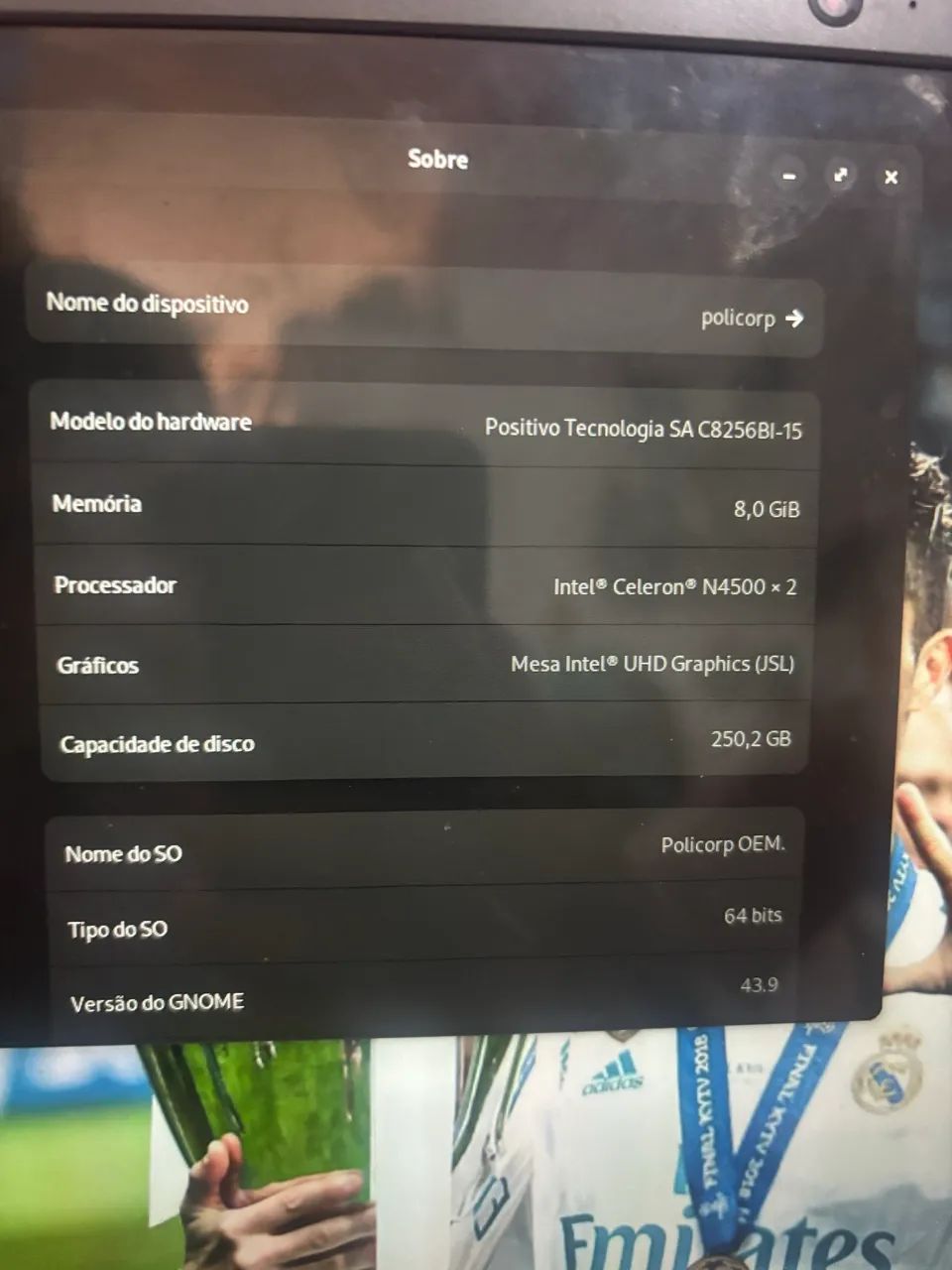Notebook Positivo Vision C15M 8gb RAM e 256 gb. - Foto 5