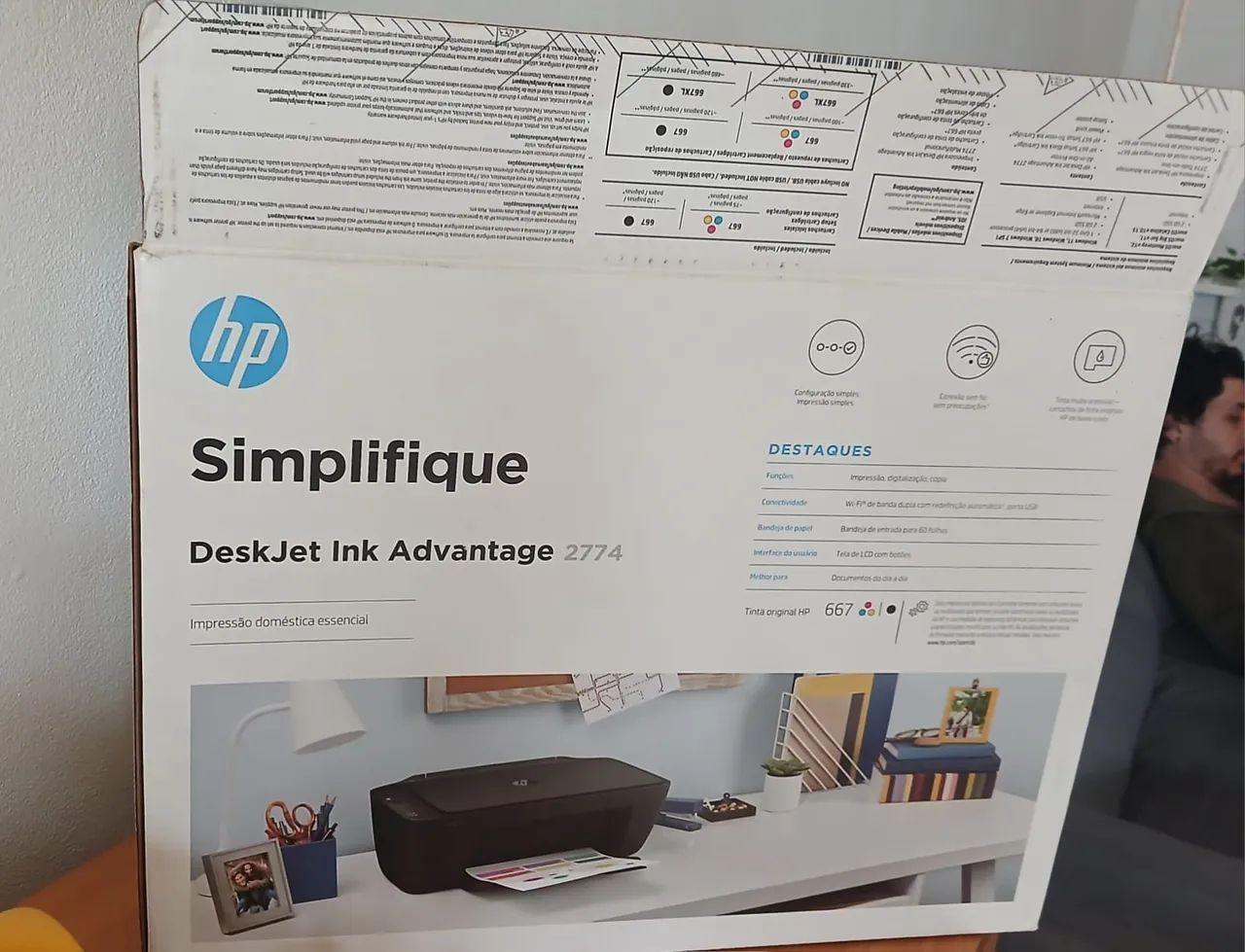 Impressora HP Simplifique Desk jet Advantage