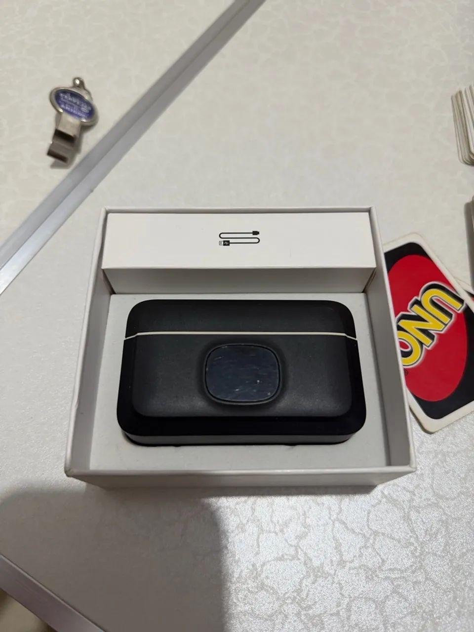 Microfone wireless Bluetooth Entrada Iphone Lightning  - Foto 2