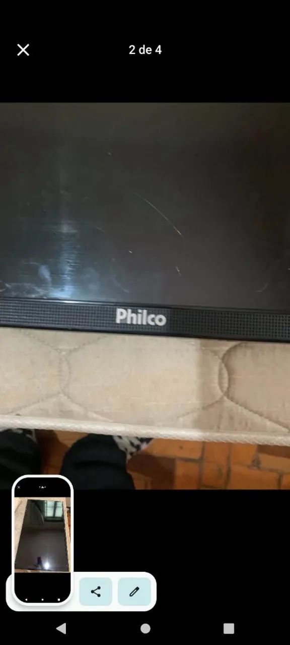 smart tv 50 polegadas tela quebrada  - Foto 2