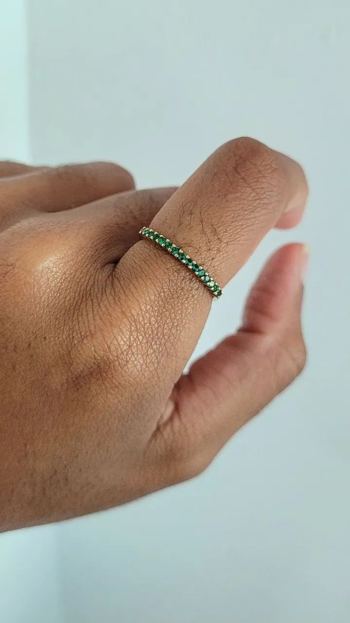 PROMO Meia aliança Ouro 18k  - Foto 2
