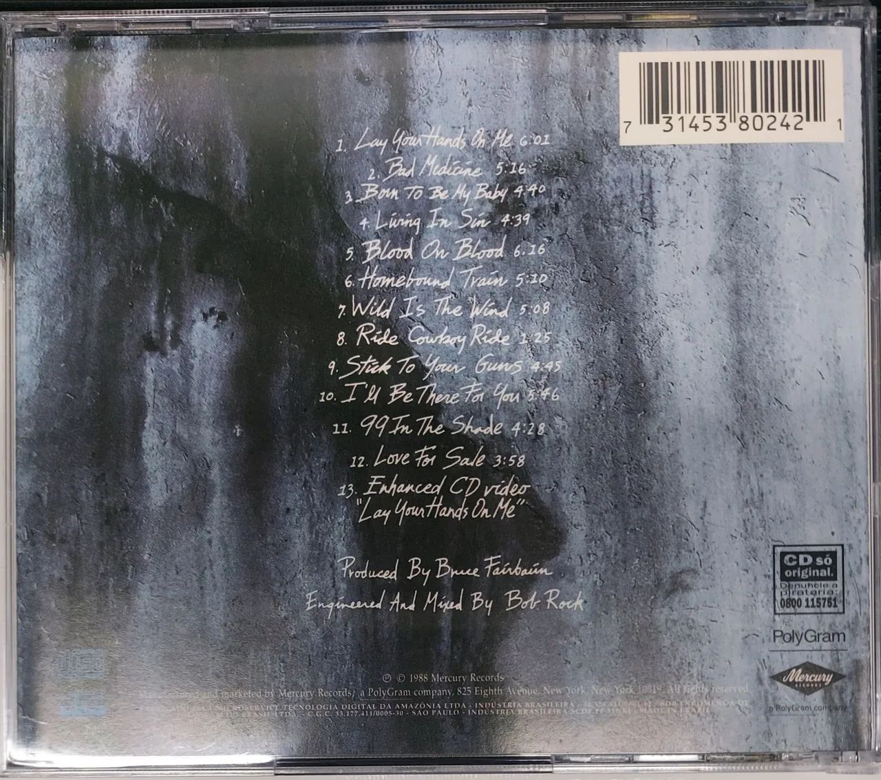 Cd Bon Jovi - New Jersey  - Foto 3