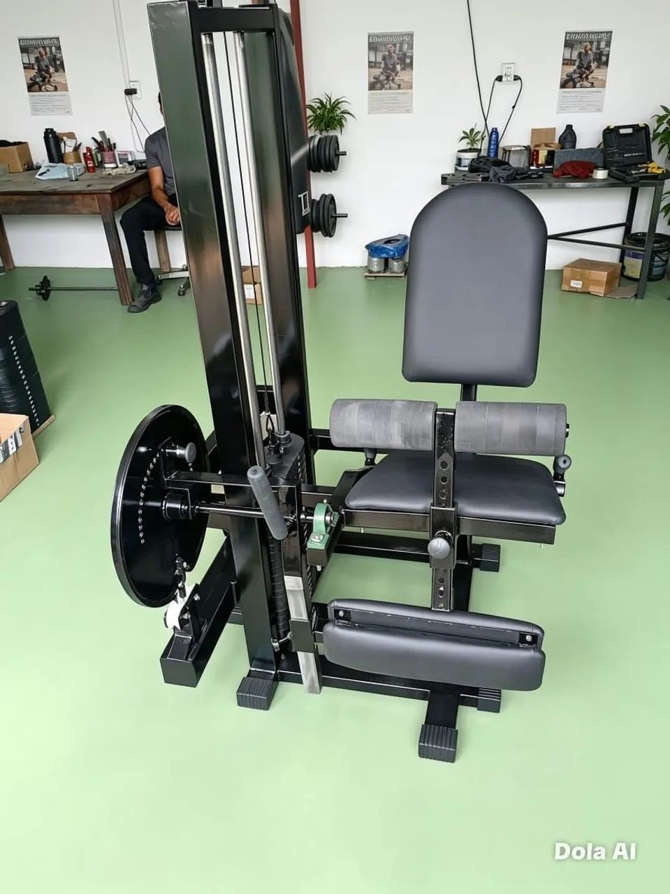 Cadeira flexora extensão sentada - Foto 4
