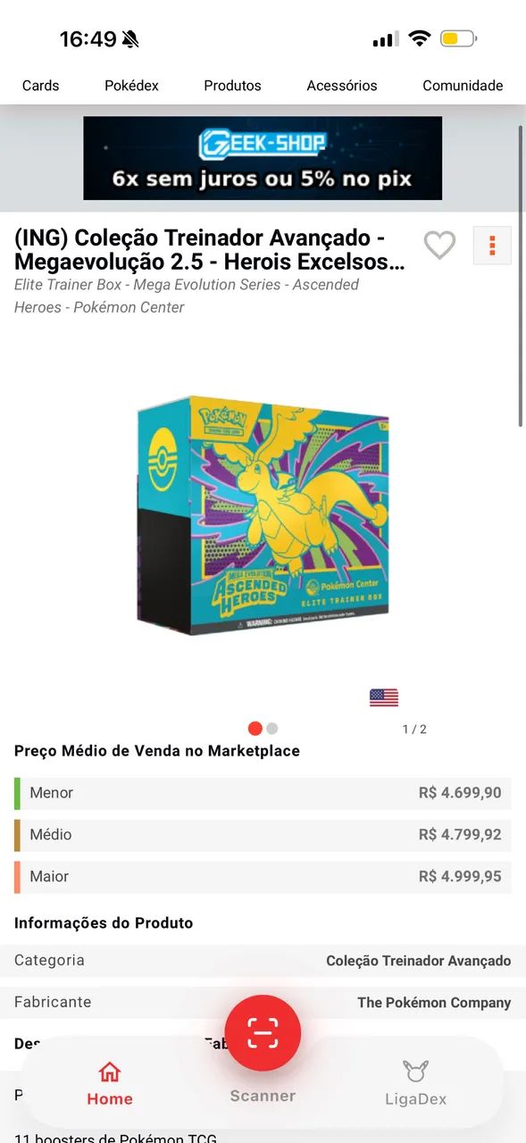 ETB- POKÉMON CENTER ASCENDED HEROES - Foto 3