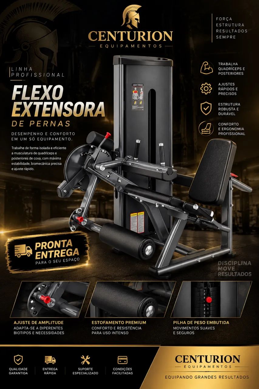 CADEIRA FLEXO-EXTENSORA profissional 