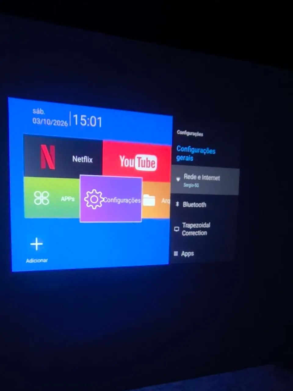Projetor 4k Android HY300 - Foto 4