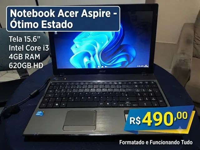 Notebook Acer intel core i3