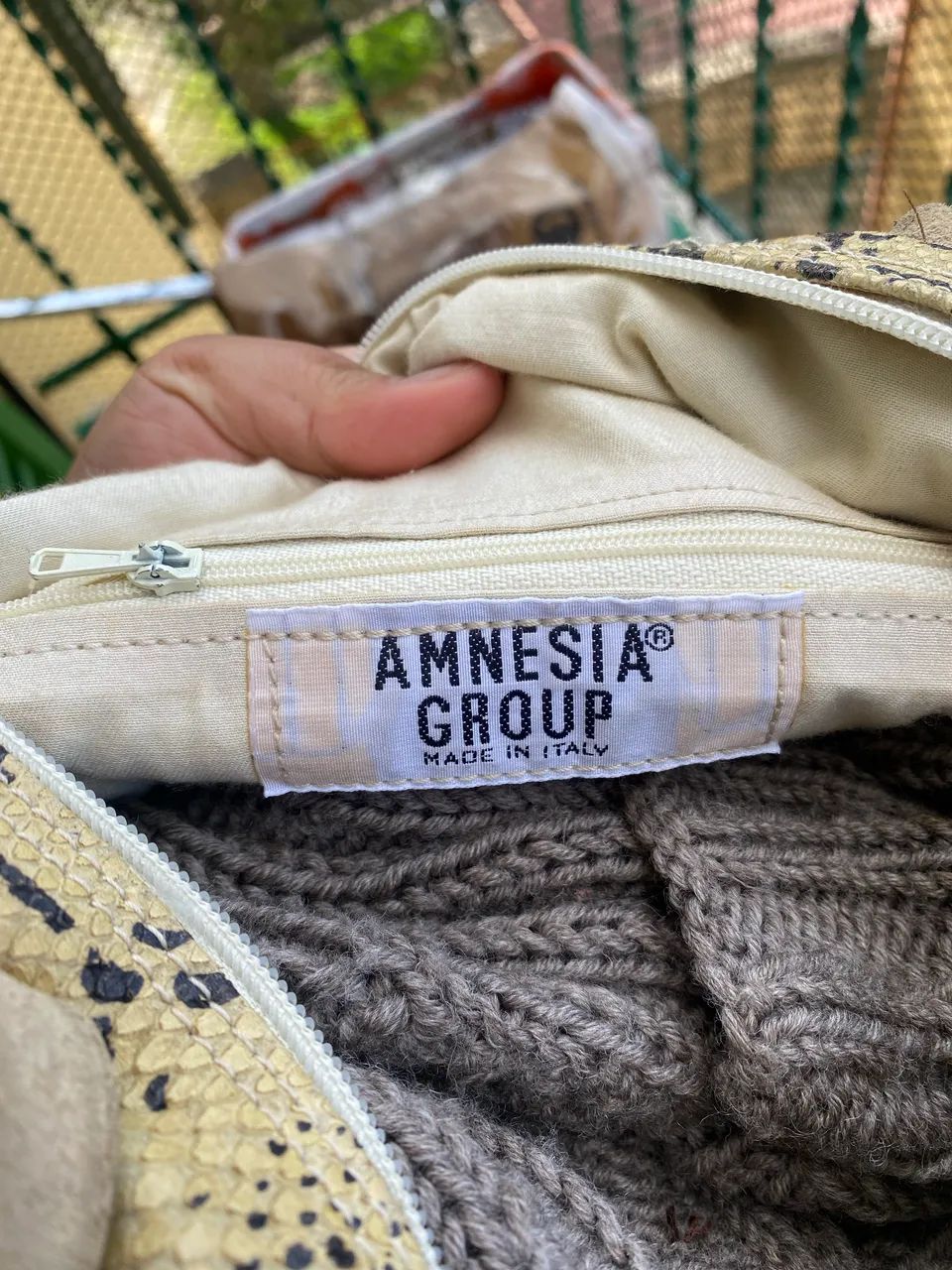 Bolsa italiana em couro de piton - Foto 5