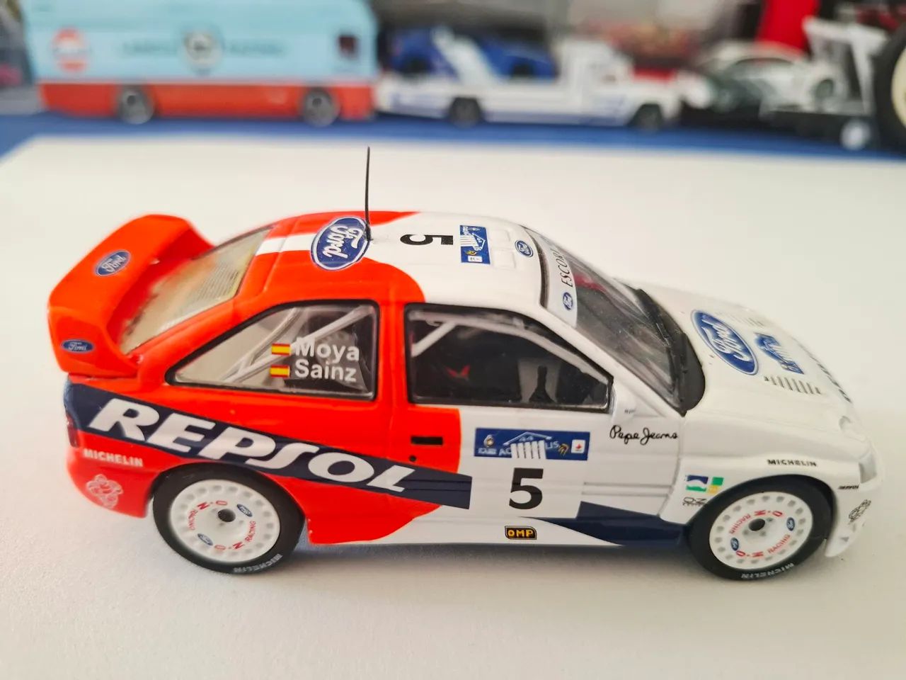 Miniatura Ford Escort WRC escala 1:43 Espetacular!!! - Foto 2