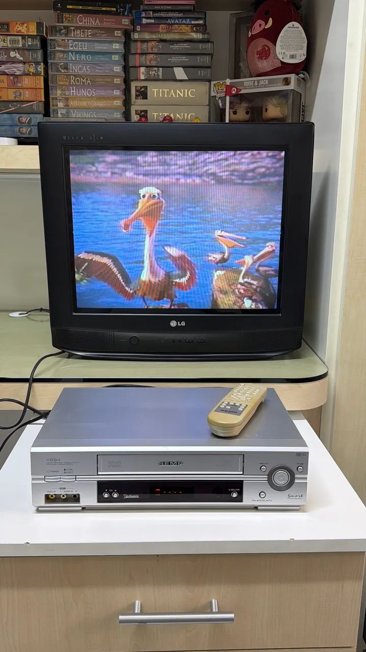 Videocassete VHS Semp Toshiba X694 Hi-Fi Stereo 7 Cabeças