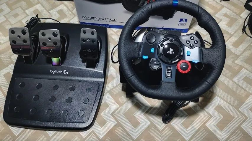 Logitech G29 Driving Force + Câmbio Logitech ? 6 Marchas - Foto 2