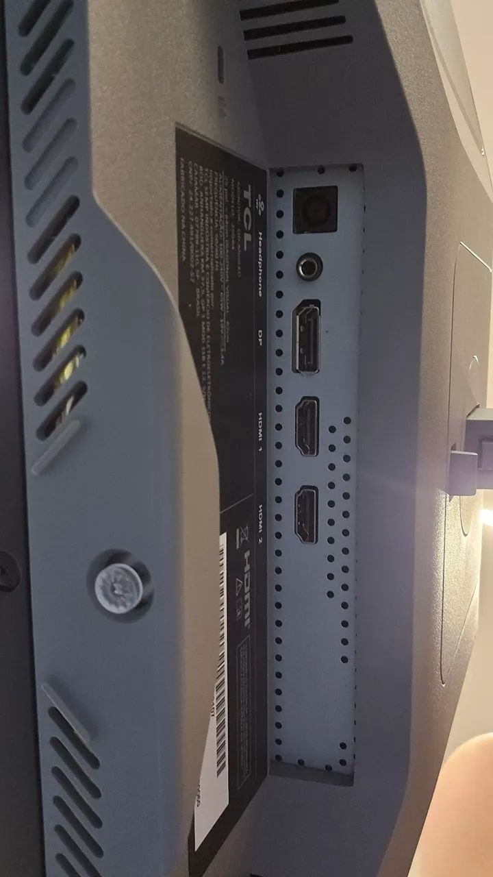 Monitor TCL QLED 25G64 Mini-LED 300hz 25 polegadas inclui cabo displayport e fonte - Foto 3