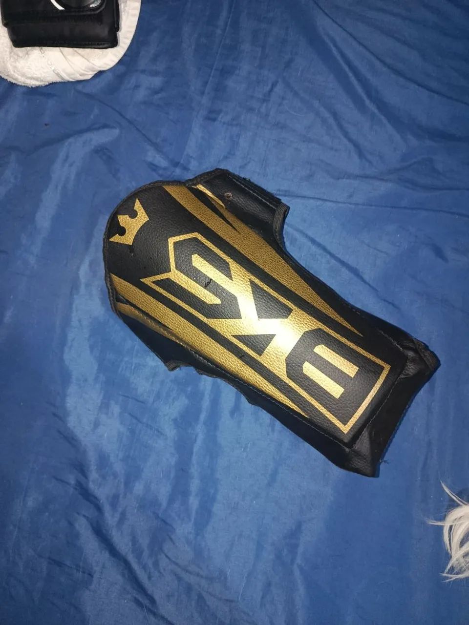 Kit luva e caneleira Boxe e muay Tay naja e bks - Foto 2