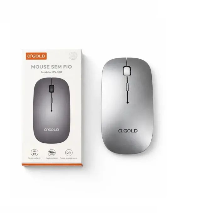 Mouse Sem Fio Bluetooth 1600 DPI A'Gold - Foto 2