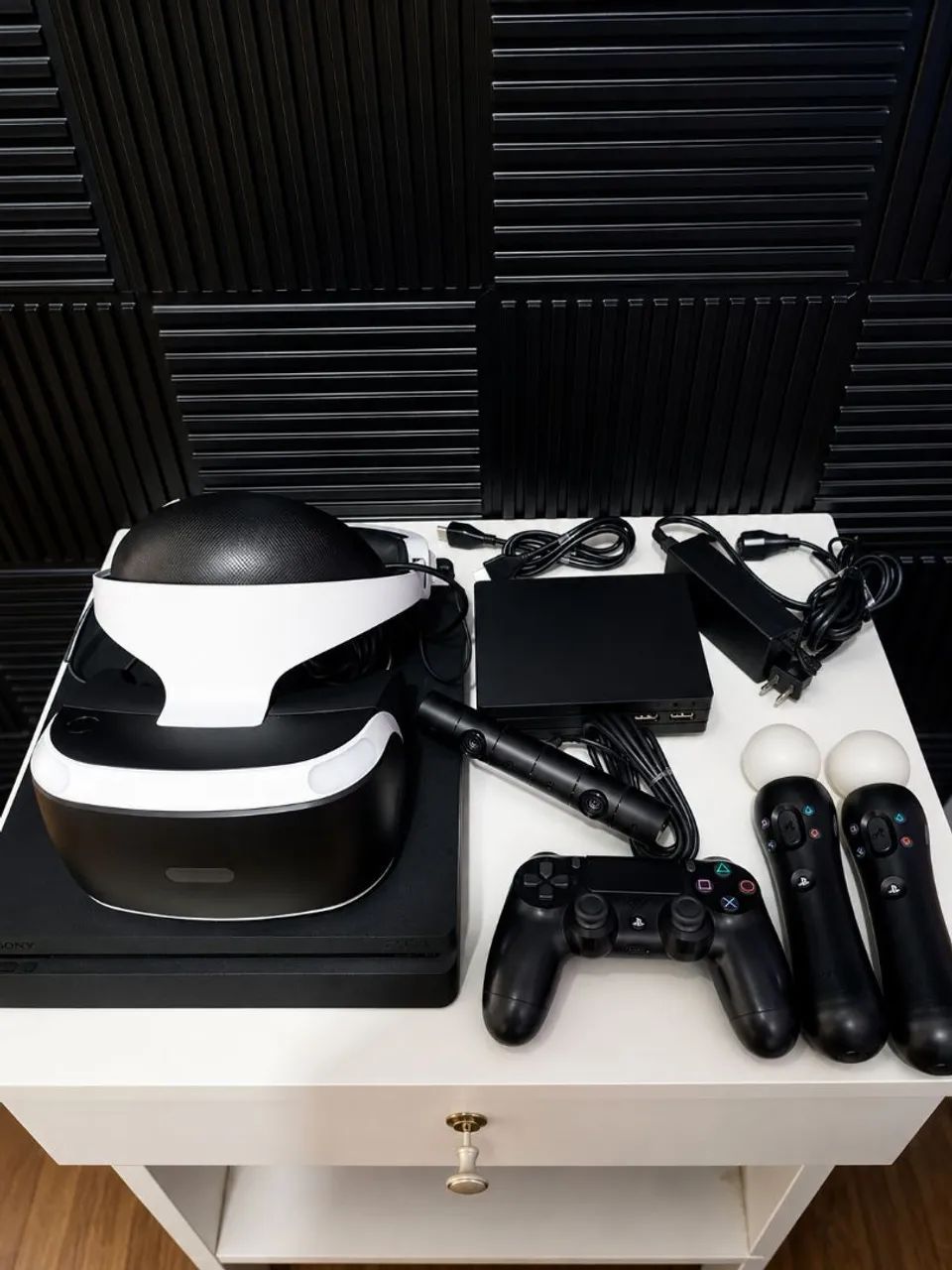 PS4 slim com oculos VR completo  - Foto 2