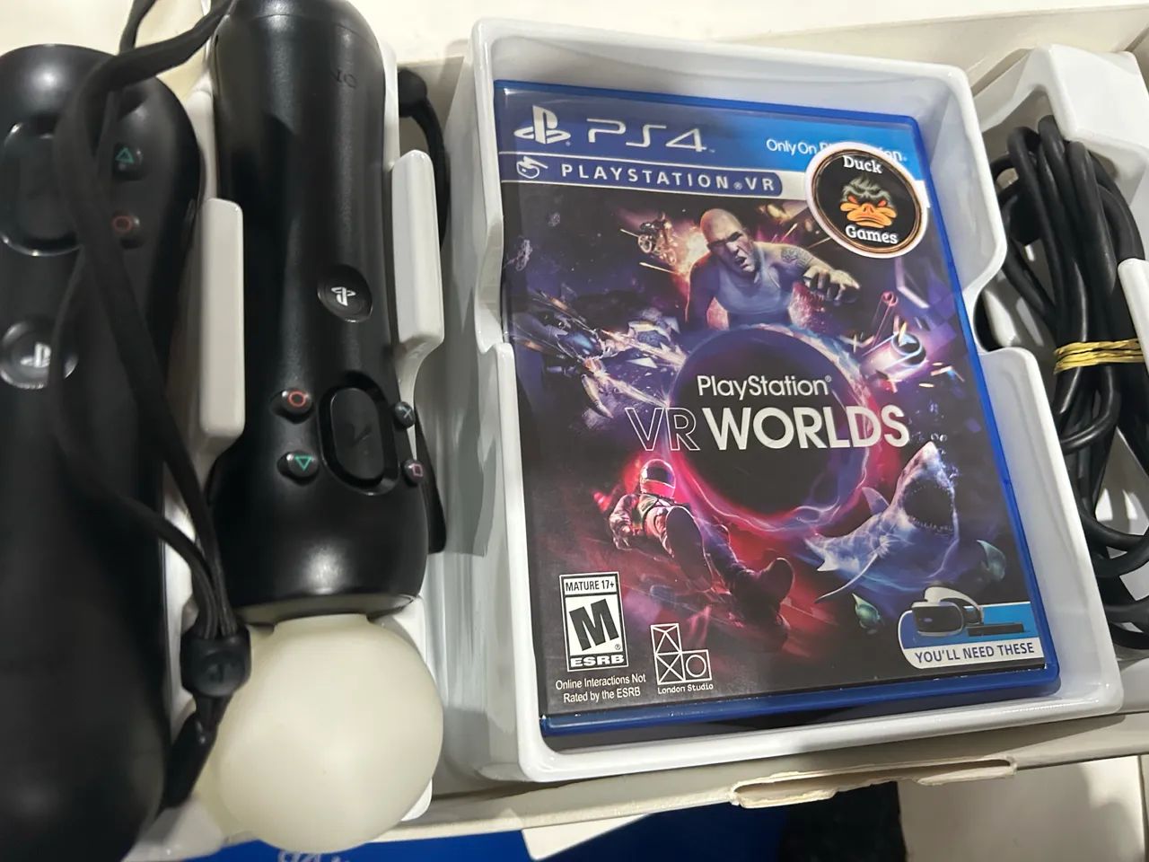 PlayStation VR  コントローラ　セット品 PlayStation Vr completo na caixa + adaptador para PS5 - Peças e