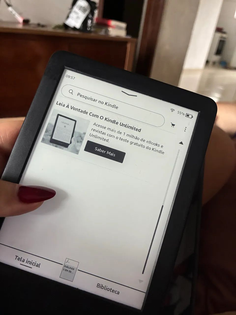 Kindle 10 a Geração Preto Luz Integrada , WIFI , 8 GB - Foto 2