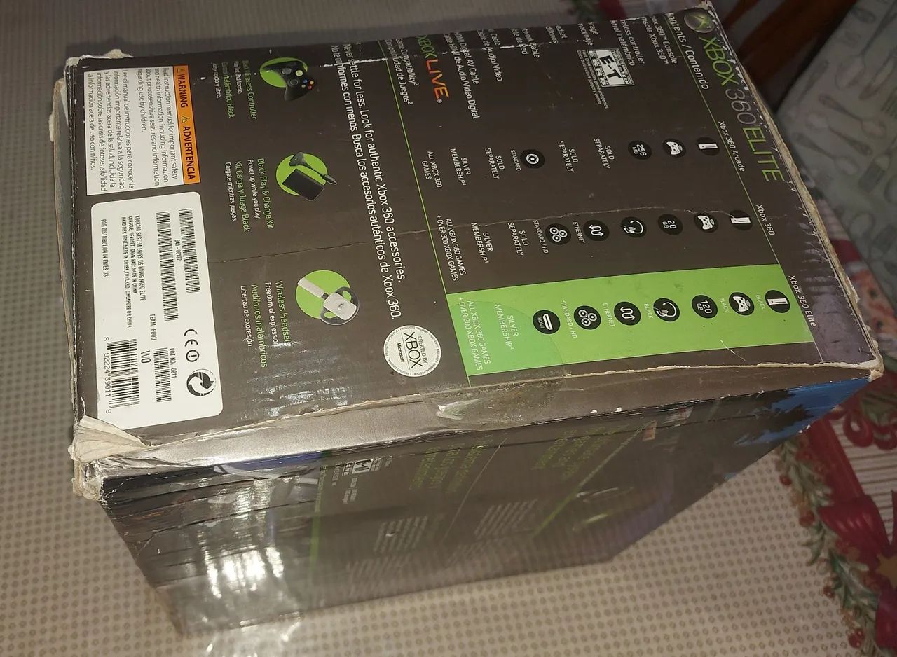 CAIXA ORIGINAL do Xbox 360 FAT Elite - Foto 4