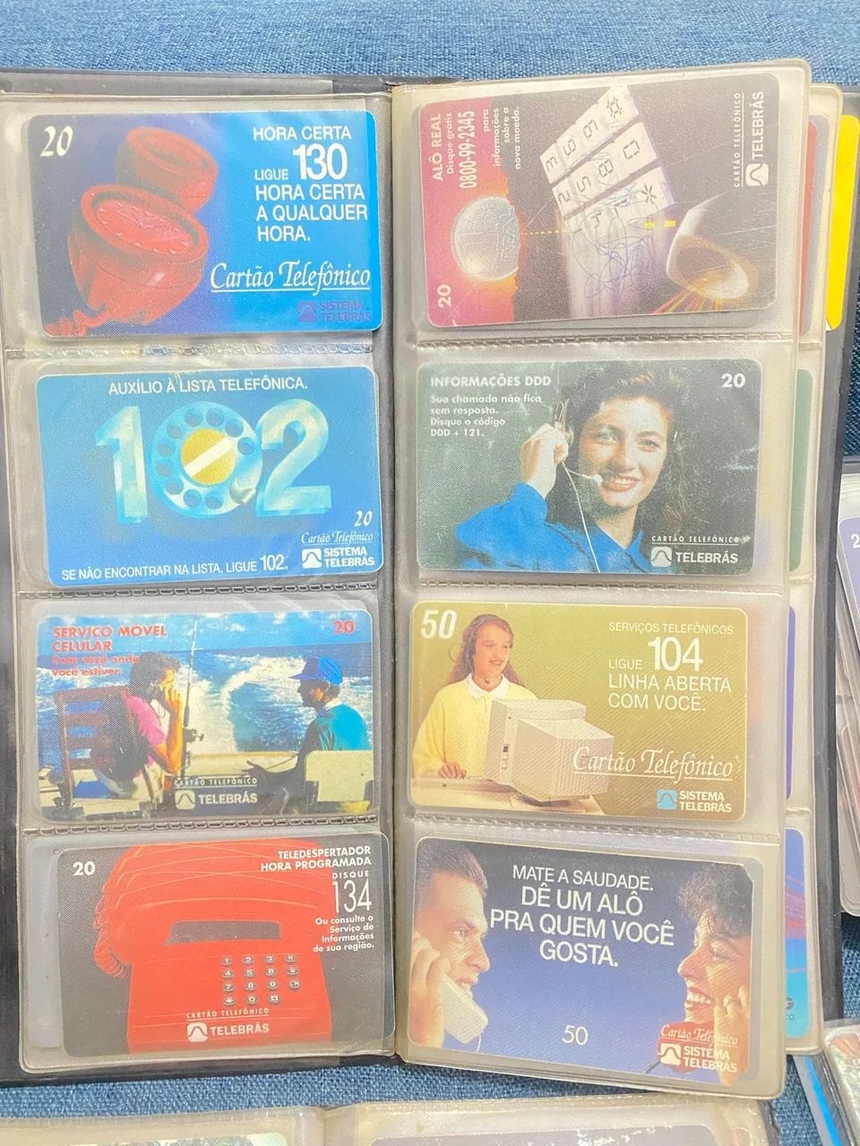 Cartões Telefônicos Antigos Telerj/Telebrás - Colecionadores - R$ 20 cada - Foto 6
