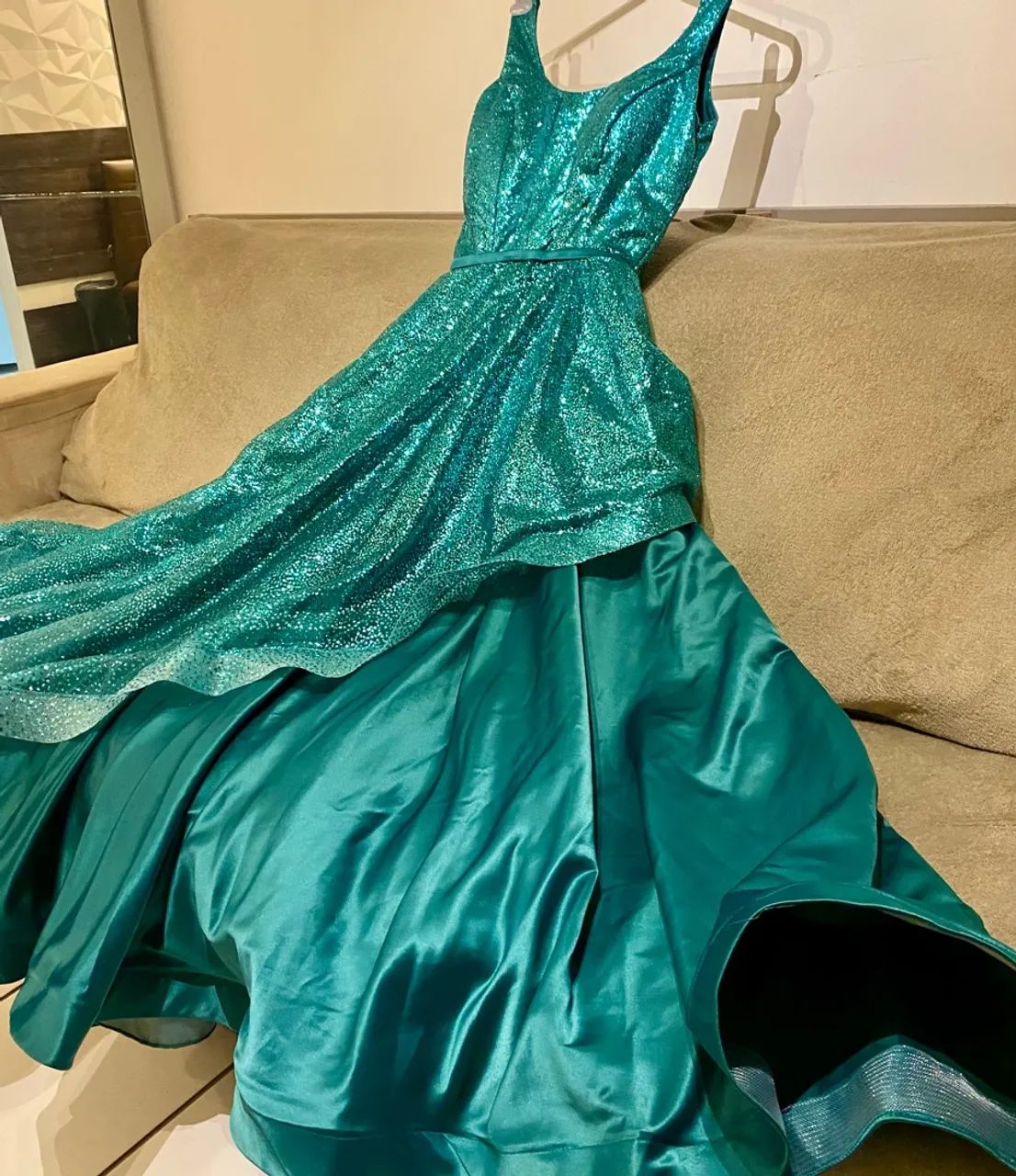 Vestido perfeito de FORMATURA VERDE - Foto 5
