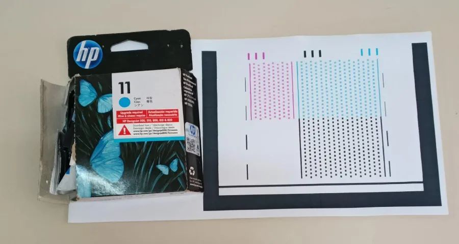 Cabeça de impressão HP 11 ciano cod: C4811a - Foto 2