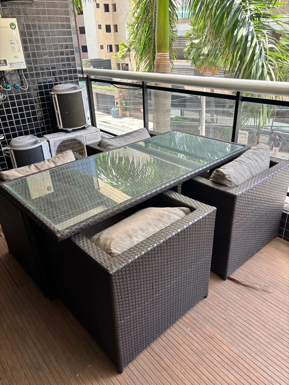 Conjunto cadeiras mesa externo - Foto 4
