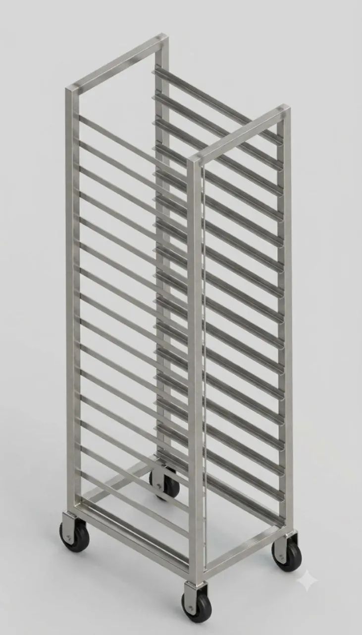 Carrinho Esqueleto Inox