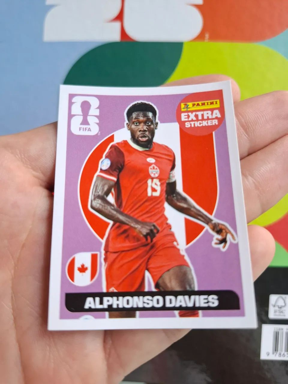 Alphonso Davies roxo 2026 Panini - Foto 2