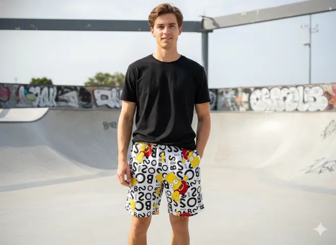 Short Tactel Premium -BOSS- Bart Simpson ?