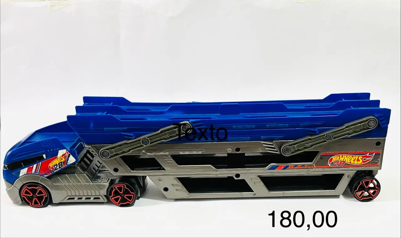 Caminh ão cegonha Hotwheels  - Foto 2