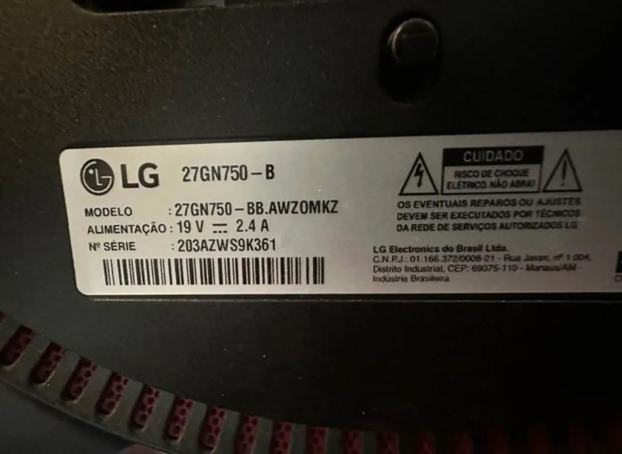 Monitor LG 27" 240hz - Foto 3
