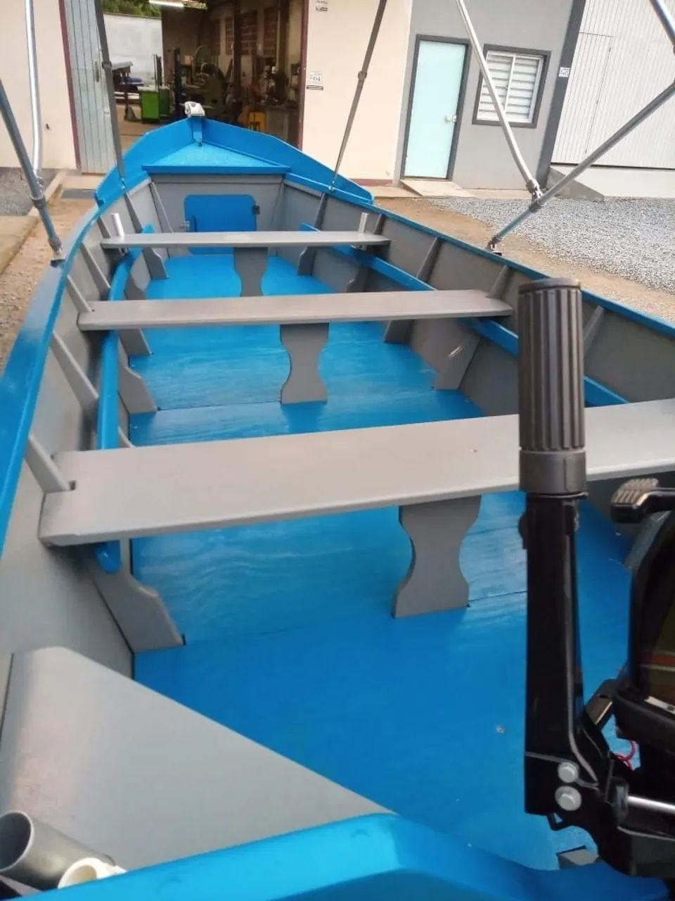 Barco de madeira completo  - Foto 4
