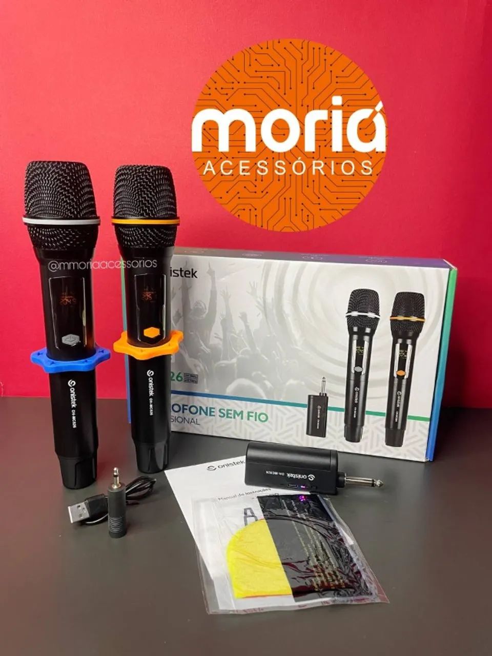 Microfone Duplo Sem Fio - Foto 5