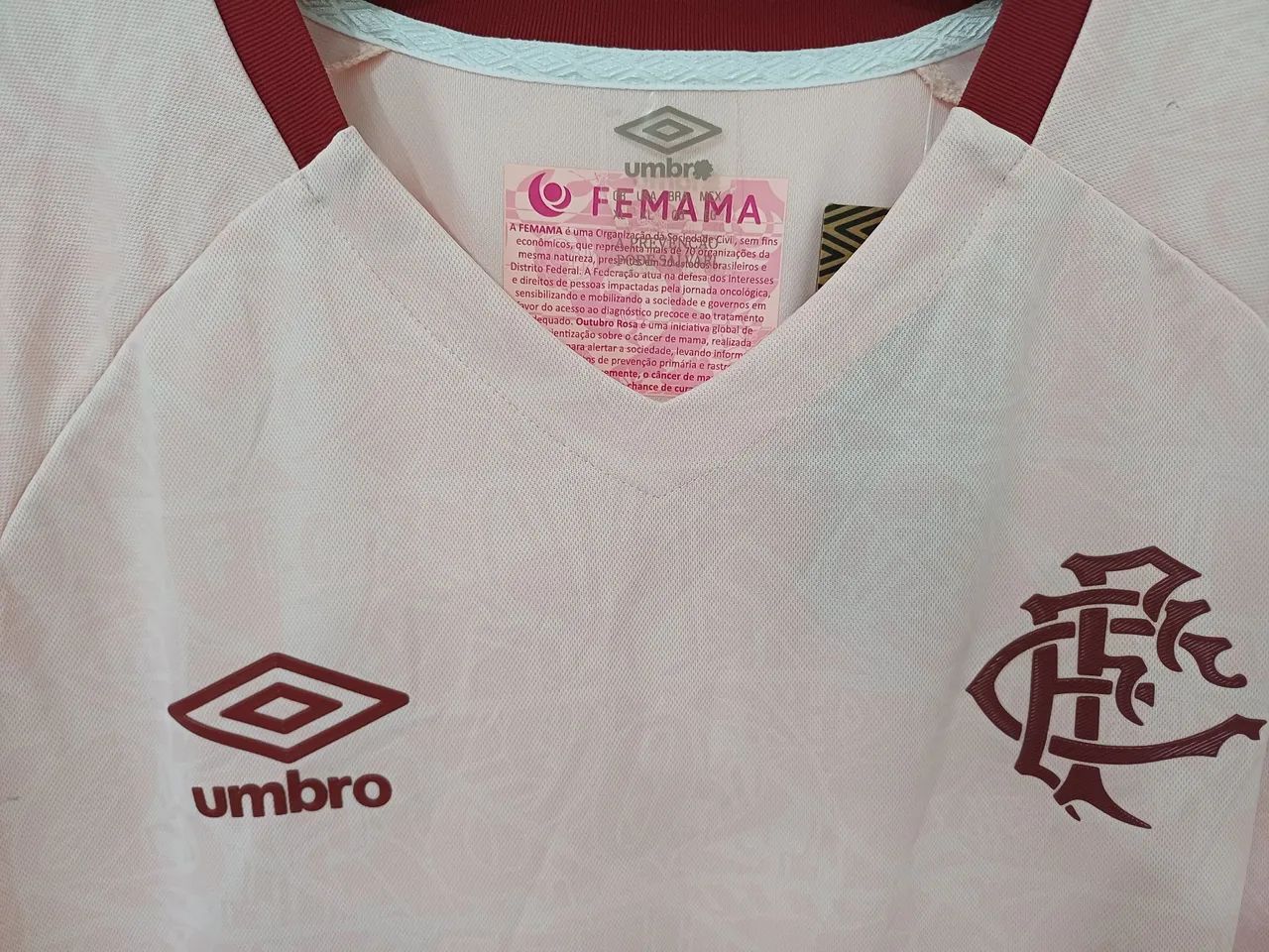 Camisa Umbro Fluminense Outubro Rosa 2025-26 - Foto 3