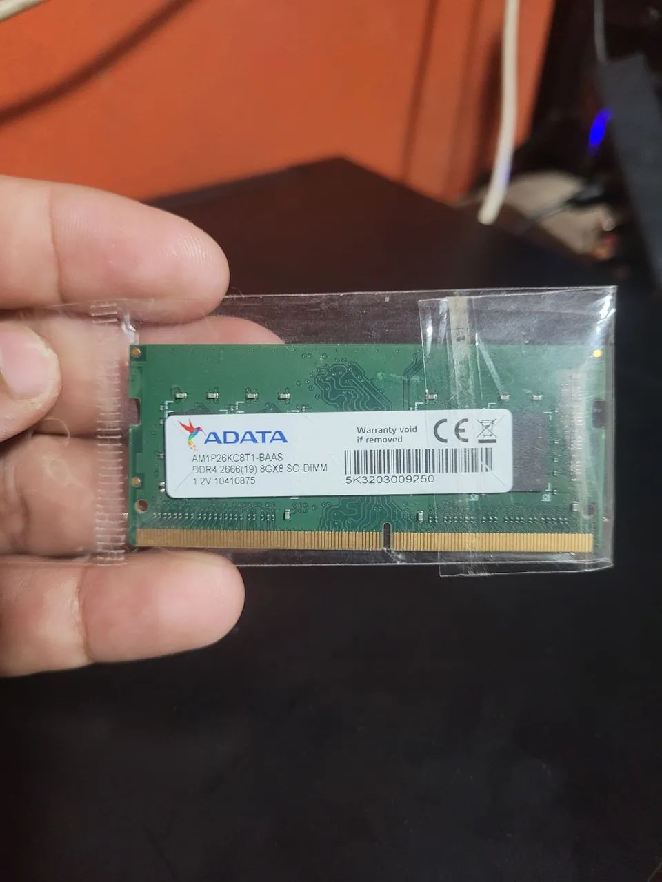 Memória RAM 8GB SODIMM Adata AM1P26KC8T1-BAAS