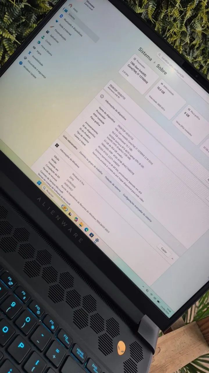 Notebook gamer Alienware m16 R1  - Foto 3