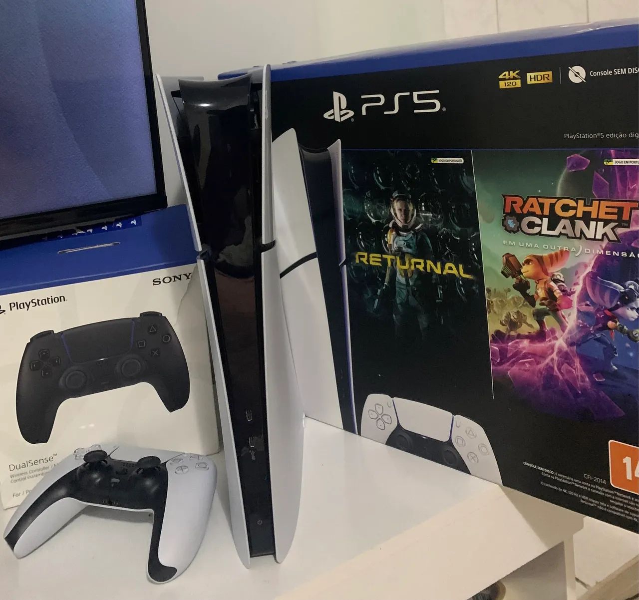 Playstation 5 Slim 1Tb + 2 controles - Foto 2