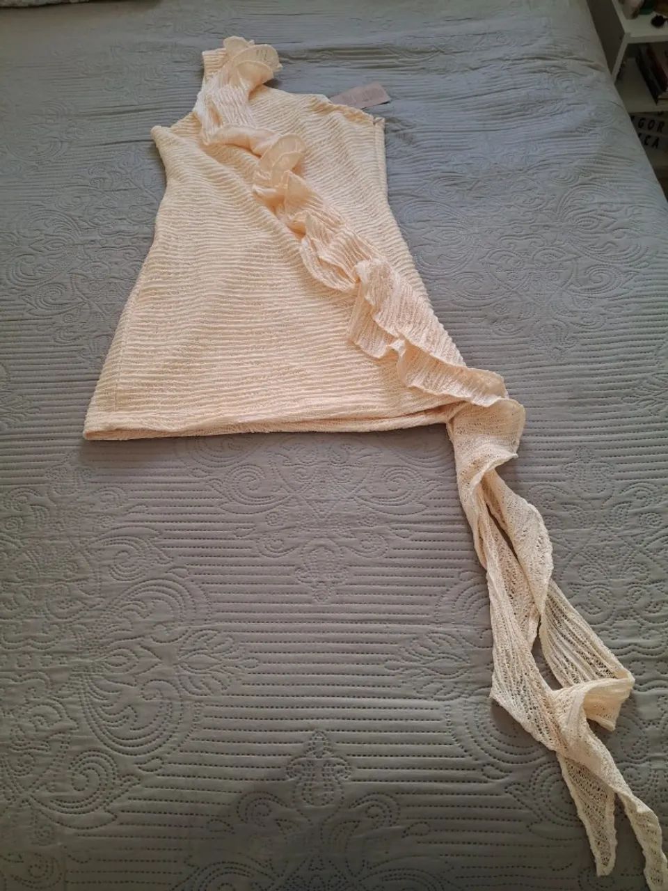 Vendo vestido cor champagne - Foto 5