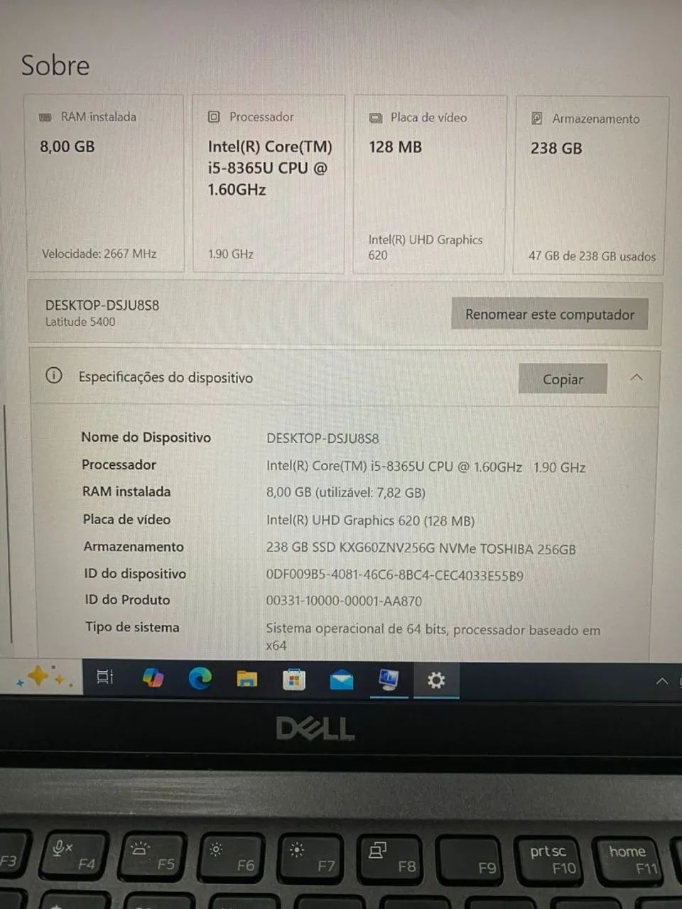 Notebook Dell Latitude 5400 - Foto 3