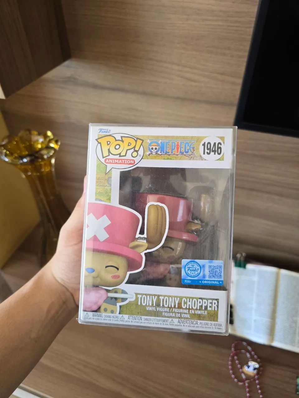 Funko POP Chopper One Piece 1946 (comendo algodão doce)