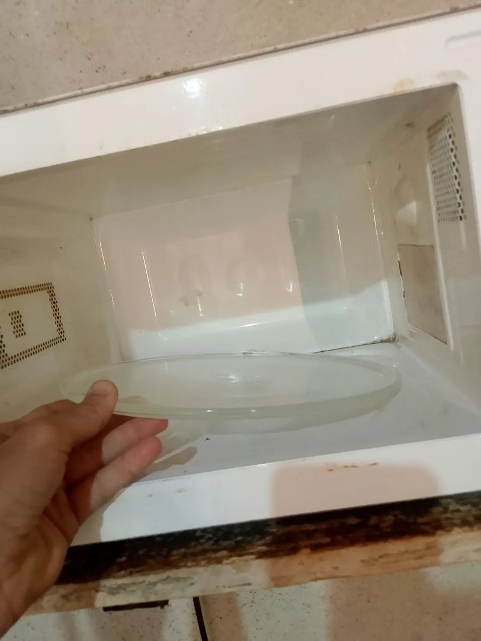 Microondas para retirada de peças 