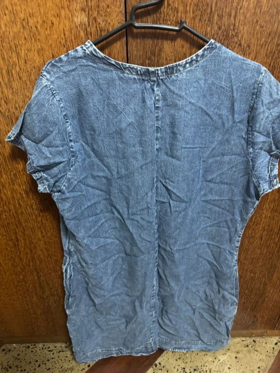 vestido pedaço de pano jeans gg - Foto 3
