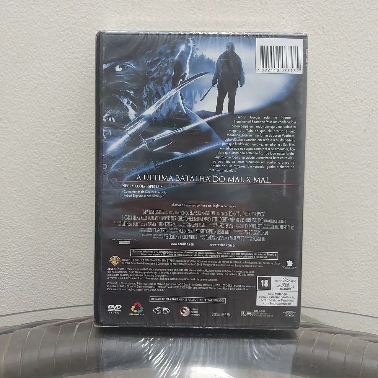 Freddy vs jason dvd lacrado  - Foto 2